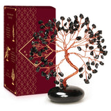 KARMAPLEDGE árbol de vida con obsidiana negra, decoración y energía estabilizadora