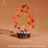 KARMAPLEDGE base-madera-arbol-cristal: soporte estable para decoración espiritual.