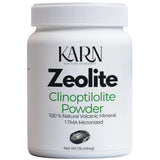 KARN Zeolita polvo ultrafino de 1 micrómetro, ideal para mezclar en agua y bebidas.