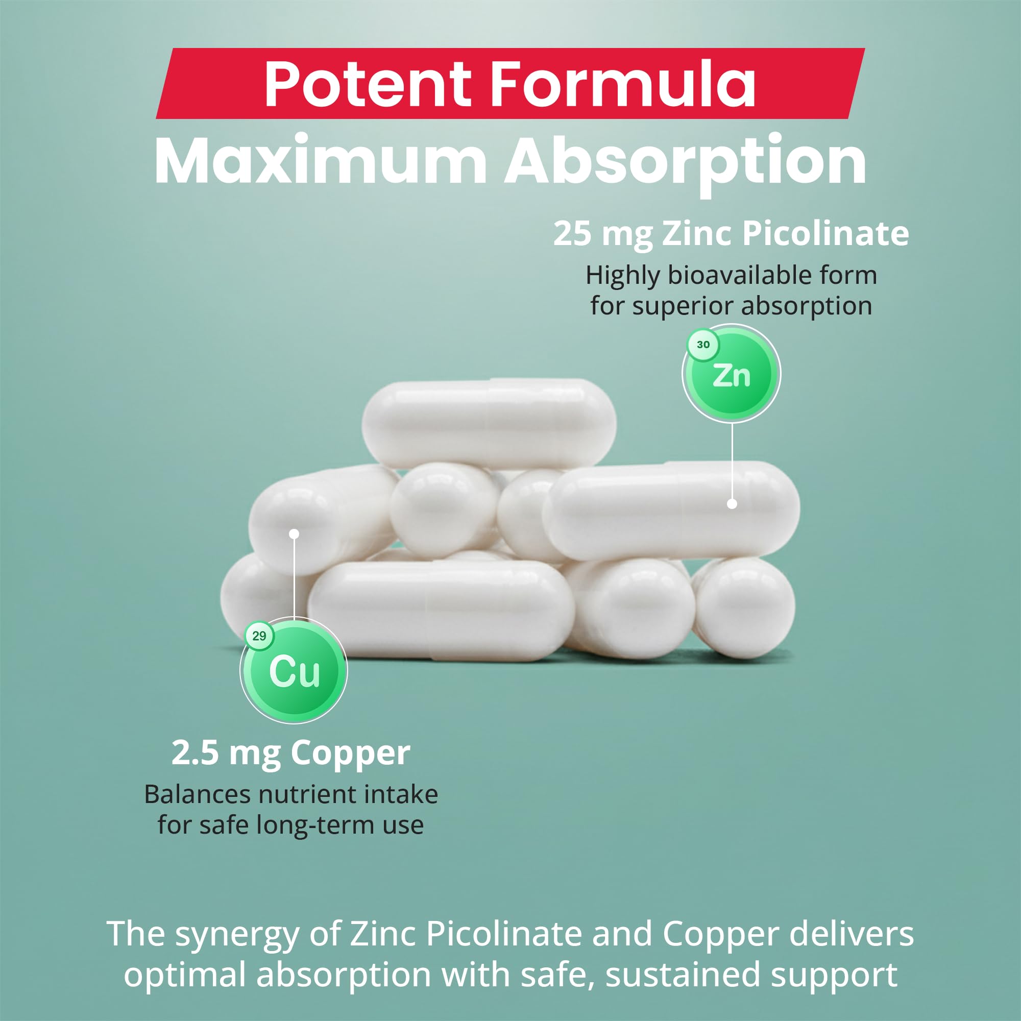 Karuna Zinc Picolinato Plus, envase sin soja para personas sensibles.