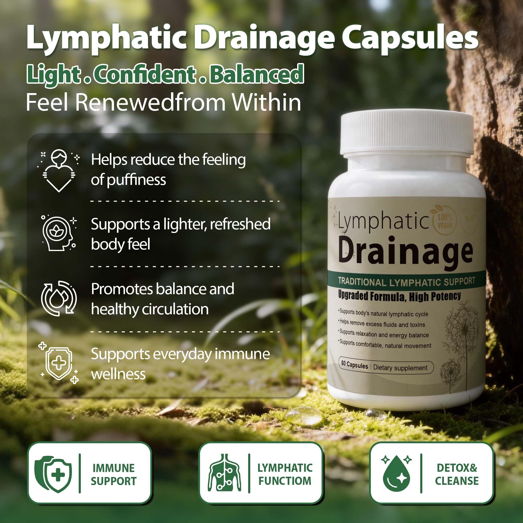 Kaseano Drenaje Linfático: echinacea para apoyo inmunitario natural.