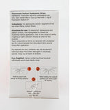 KASHSURG Fluo Touch Strip 1.0 mg, dosificación estable para exámenes oculares.