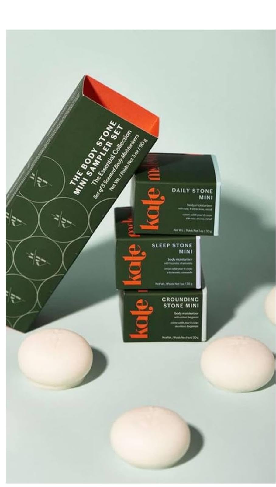  kate mcleod Conjunto Esencial Mini: tres piedras para descubrir sensaciones y rituales en casa.