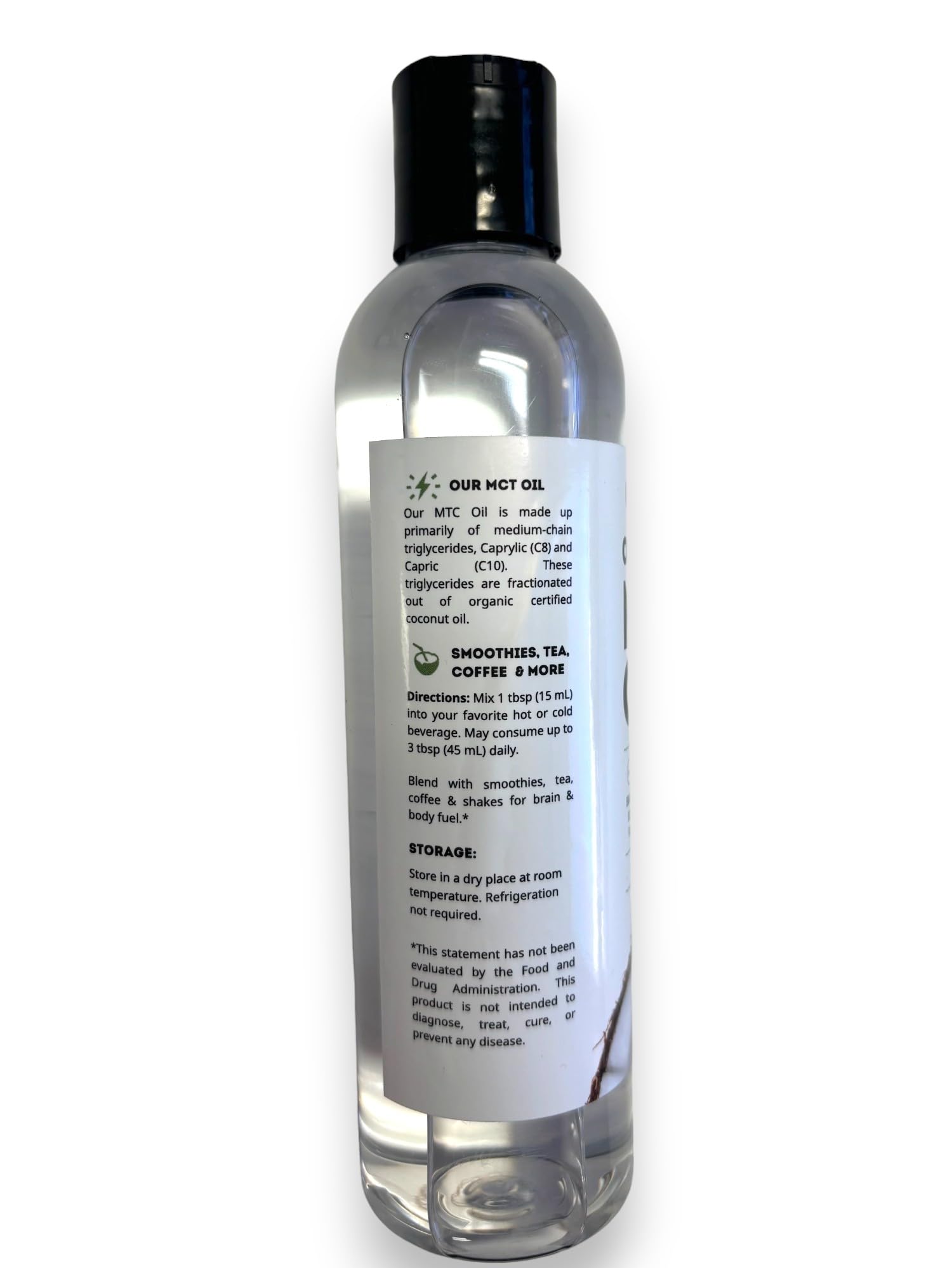 Kate Naturals MCT Oil: dosis gradual y uso seguro