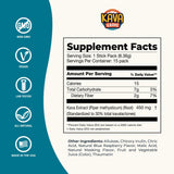 Kava Krave dispersión rápida en agua fría para beber sin alcohol.