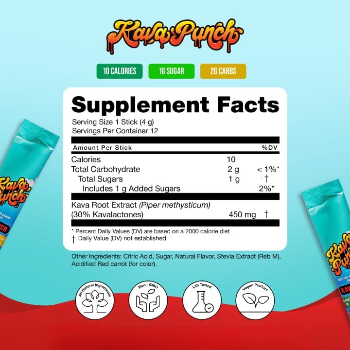 KAVA PUNCH buzz-sin-alcohol: experiencia social sin resaca y sabor agradable.