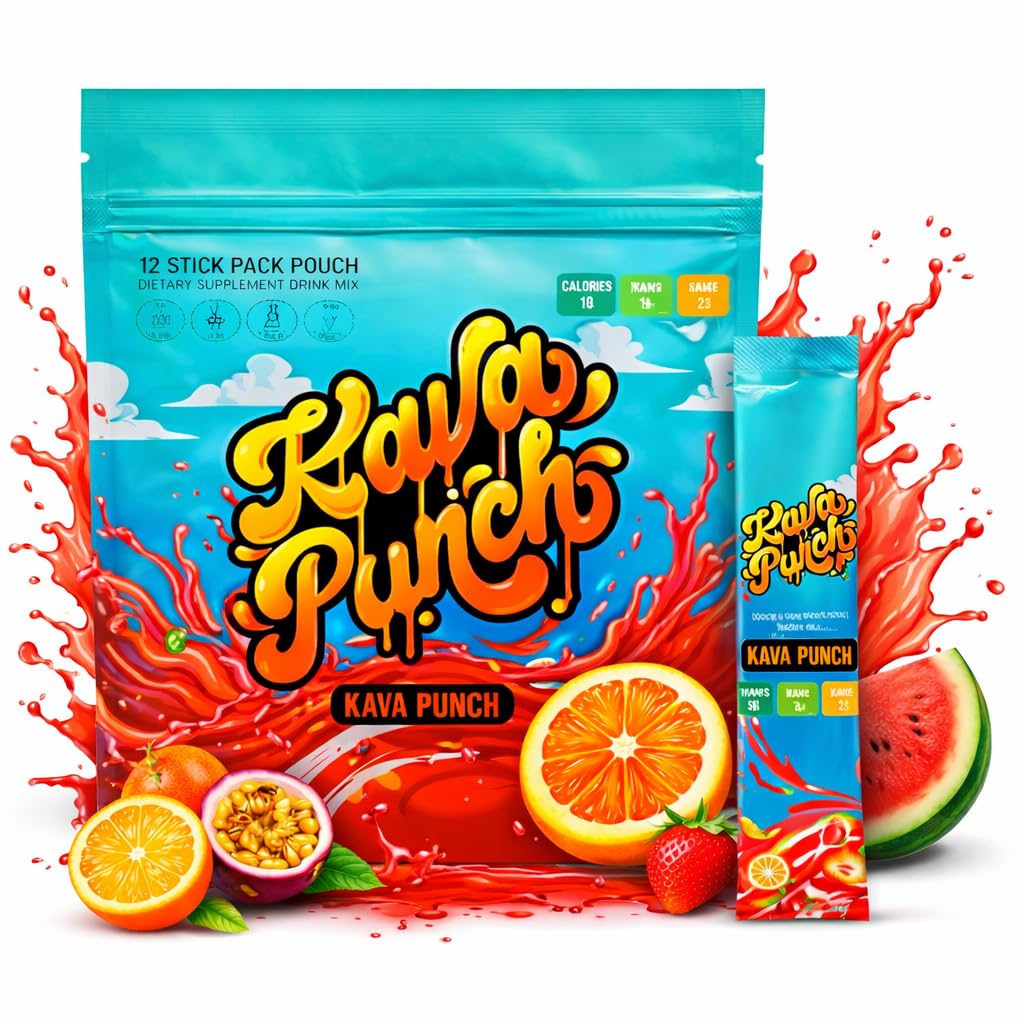 KAVA PUNCH relajacion-paq: sensación de calma rápida al relajarse en casa.