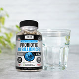 Kaya Naturals Probiotico 40milmillones CFU cápsulas vegetales para consumo diario.