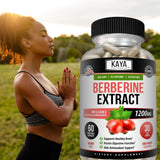 Envase Kaya Naturals Berberine fabricado en EE UU