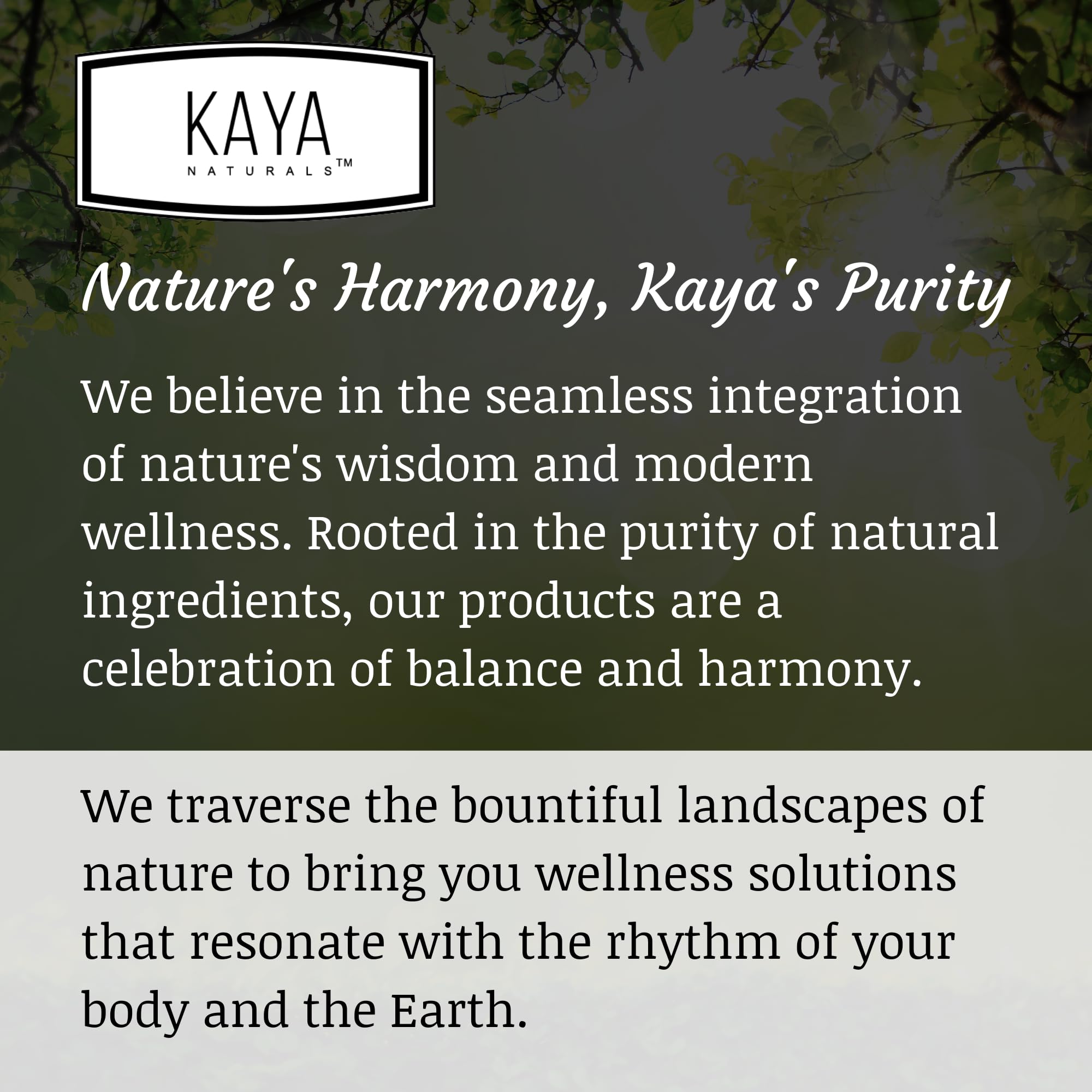 Kaya Naturals claridad mental y enfoque.