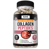 Kaya Naturals colageno mezcla cinco tipos en capsulas para apoyo articular.