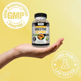 Kaya Naturals Digestive Enzymes cápsulas durante la comida para apoyar la digestión