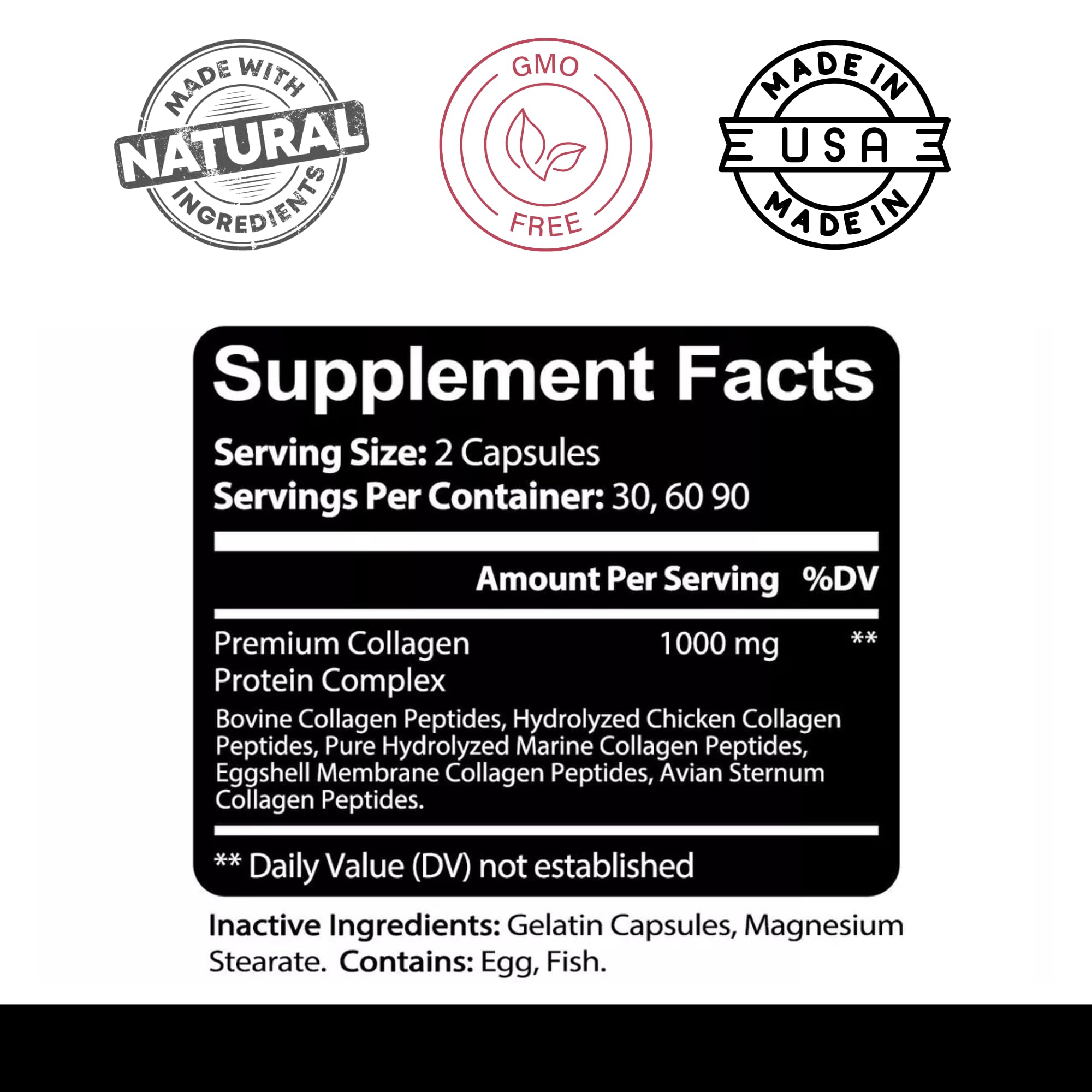 Kaya Naturals dosis de 30 dias en envase compacto para rutina.