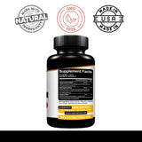 Kaya Naturals Oxy Burn etiqueta de la botella con información clara