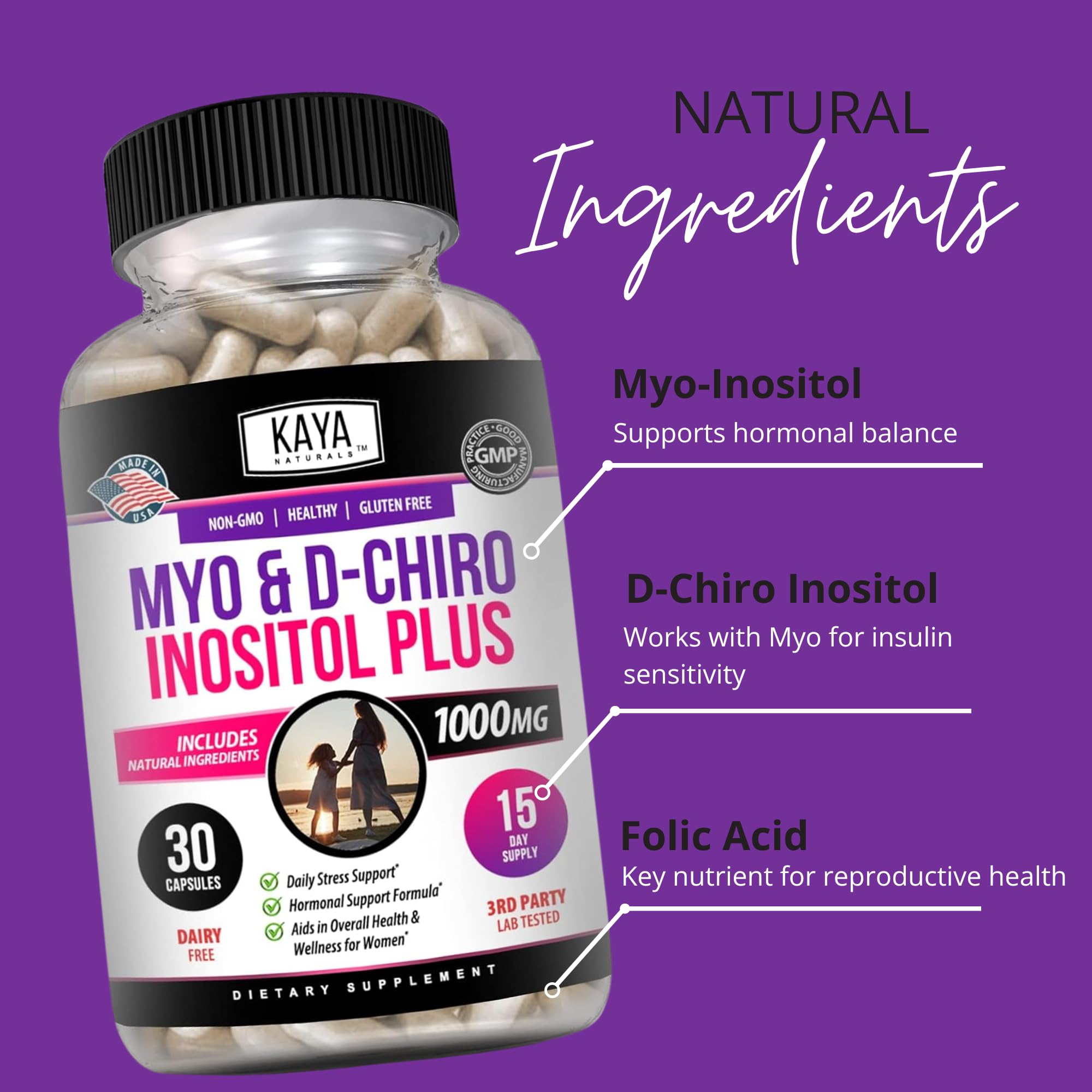 Kaya Naturals sin OGM y gluten para dietas diversas.