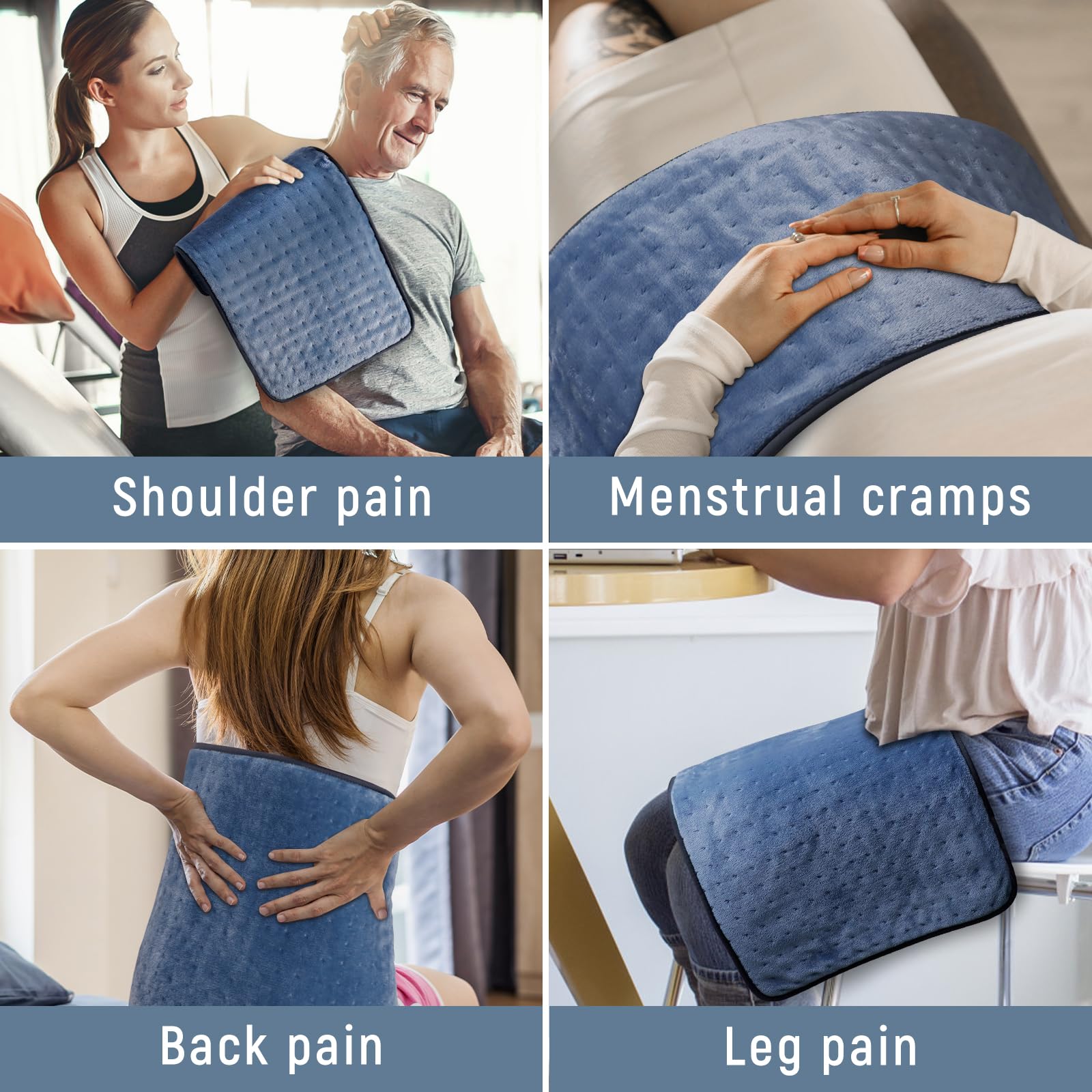 Kdti almohadilla de calor para abdomen, confort durante ciclos menstruales.