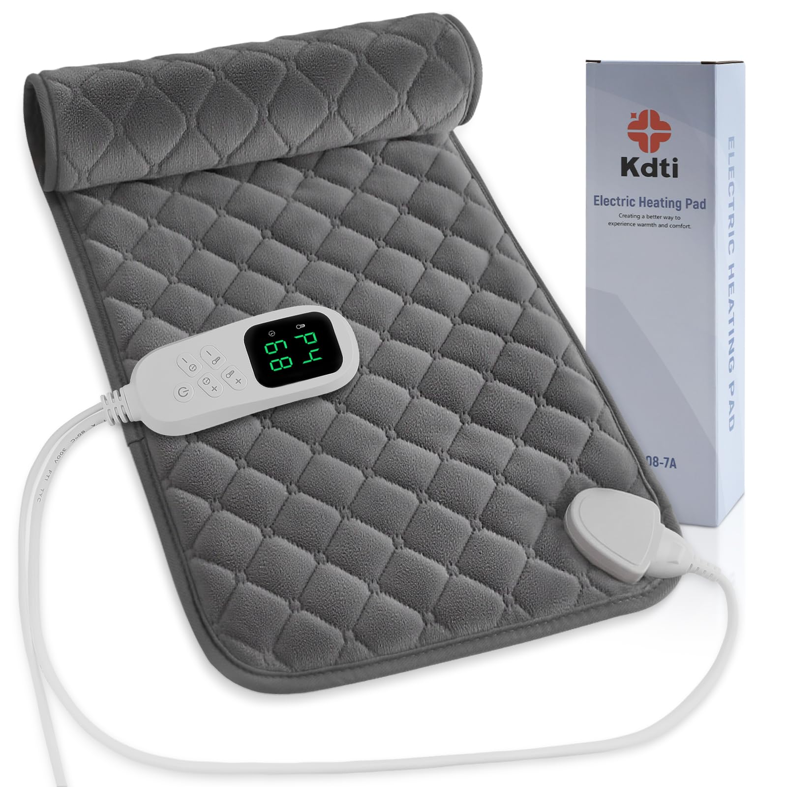 Almohadilla Kdti para espalda XL con calor focal para mayor comodidad