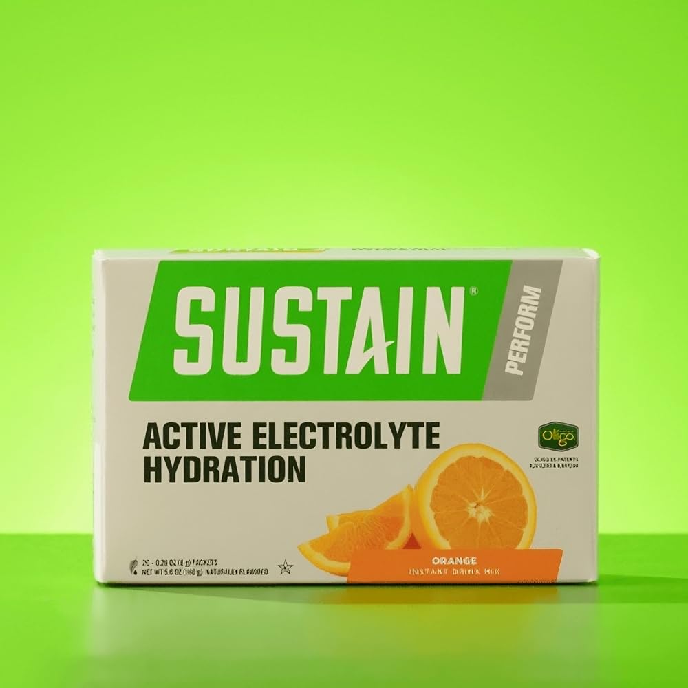 Kebiyu Sustain Sport, hidratación naranja, paquete 2: aporta energía sin exceso de calorías