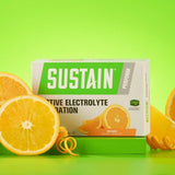 Kebiyu Sustain Sport, hidratación naranja, paquete 3: cuatro electrolitos para rendimiento sostenido
