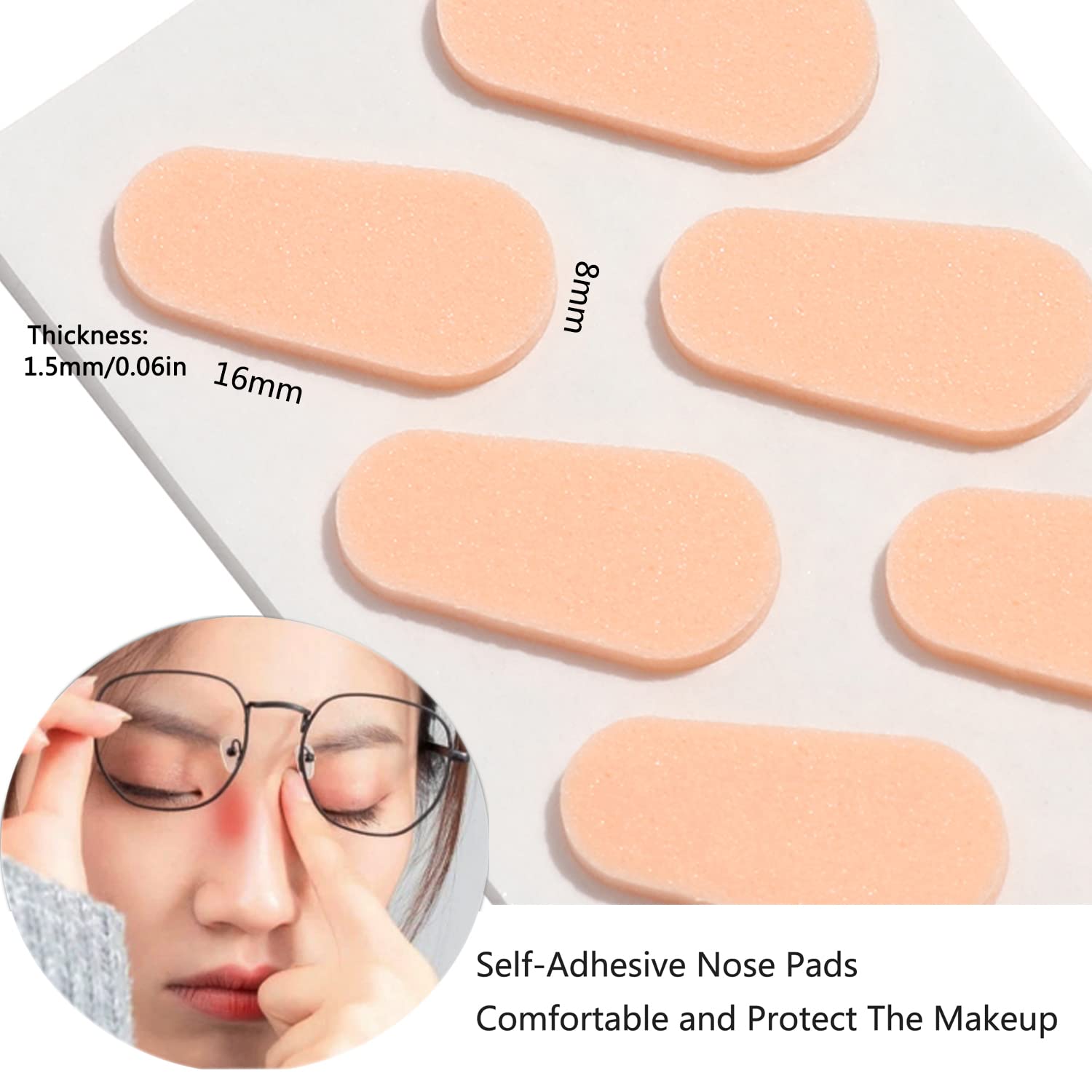 Almohadillas KECHIO para gafas de diversas monturas.