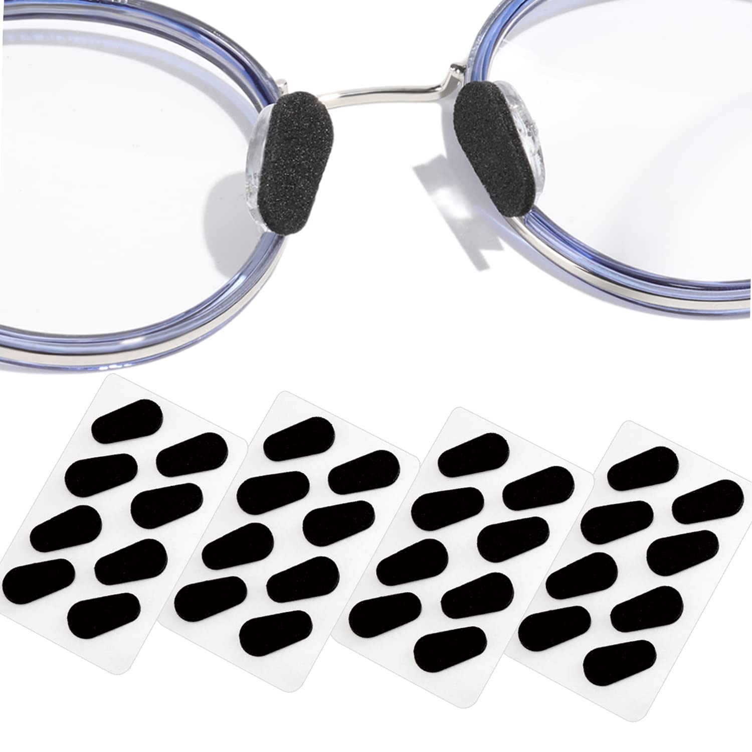 KECHIO: almohadillas nasales anti deslizantes, espuma suave para gafas cómodas todo el día