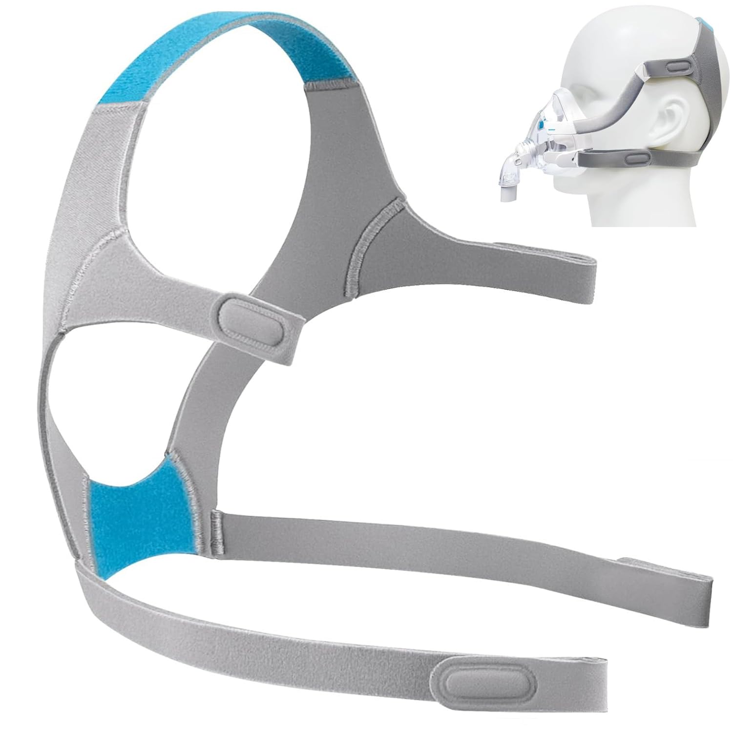 KeCool F20, correa CPAP con ajuste suave para uso nocturno.