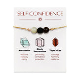 Brazalete Kefley Autoconfianza Ojos de Tigre, ideal para reforzar la confianza en reuniones.