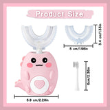 KEGOZ cepillo U360, enfoque en dientes internos para eliminar placa.