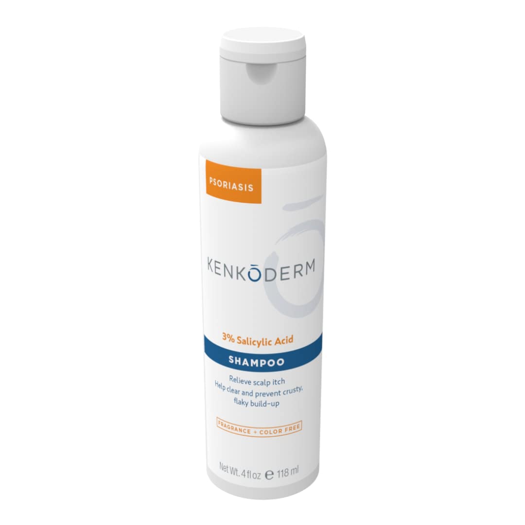 Kenkoderm Champú Psoriasis en botella con 3% ácido salicílico para alivio suave