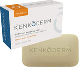 Kenkoderm jabón mineral con sal del Mar Muerto y argán para exfoliar y purificar.