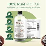 Keppi MCT Oil, sin aceites añadidos para dieta cetogénica