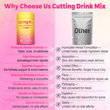 Kereeao Cutting Drink Mix con empaque individual, conveniente para viaje