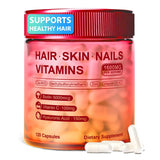 Kereeao envase principal con cápsulas para cabello, piel y uñas, soporte diario para belleza.