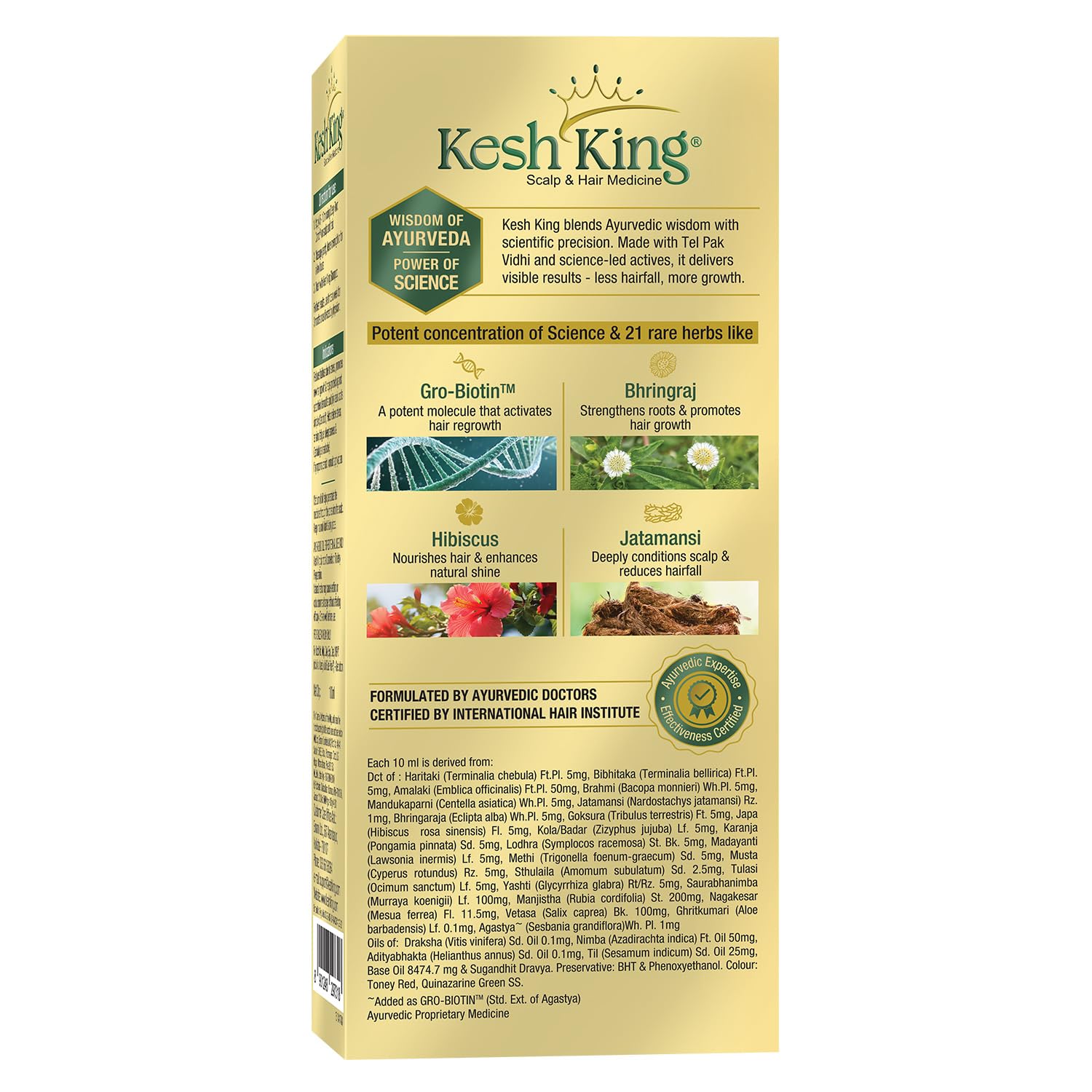 Kesh King Cabello-Nutrición: cuero cabelludo suave y cabello más saludable.