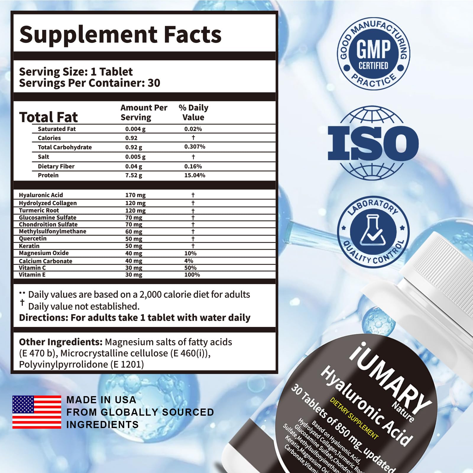 Keszciy hialurónico 850 mg cápsulas: absorción eficiente para piel y articulaciones.