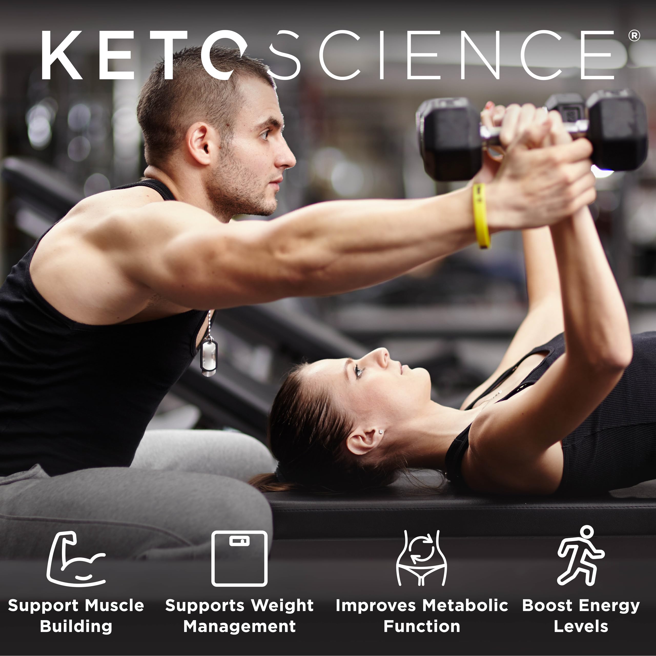Keto Science Keto Shake Chocolate con aceite MCT para energía sostenida.
