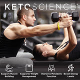 Keto Science Keto Shake Chocolate con aceite MCT para energía sostenida.