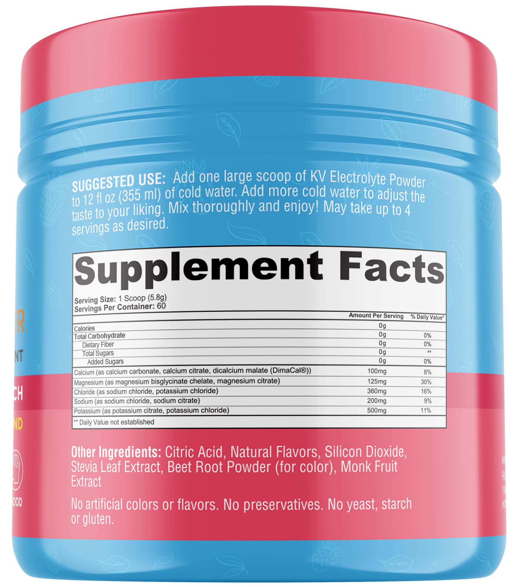 Keto Vitals Sin azúcar para hidratación sin culpas
