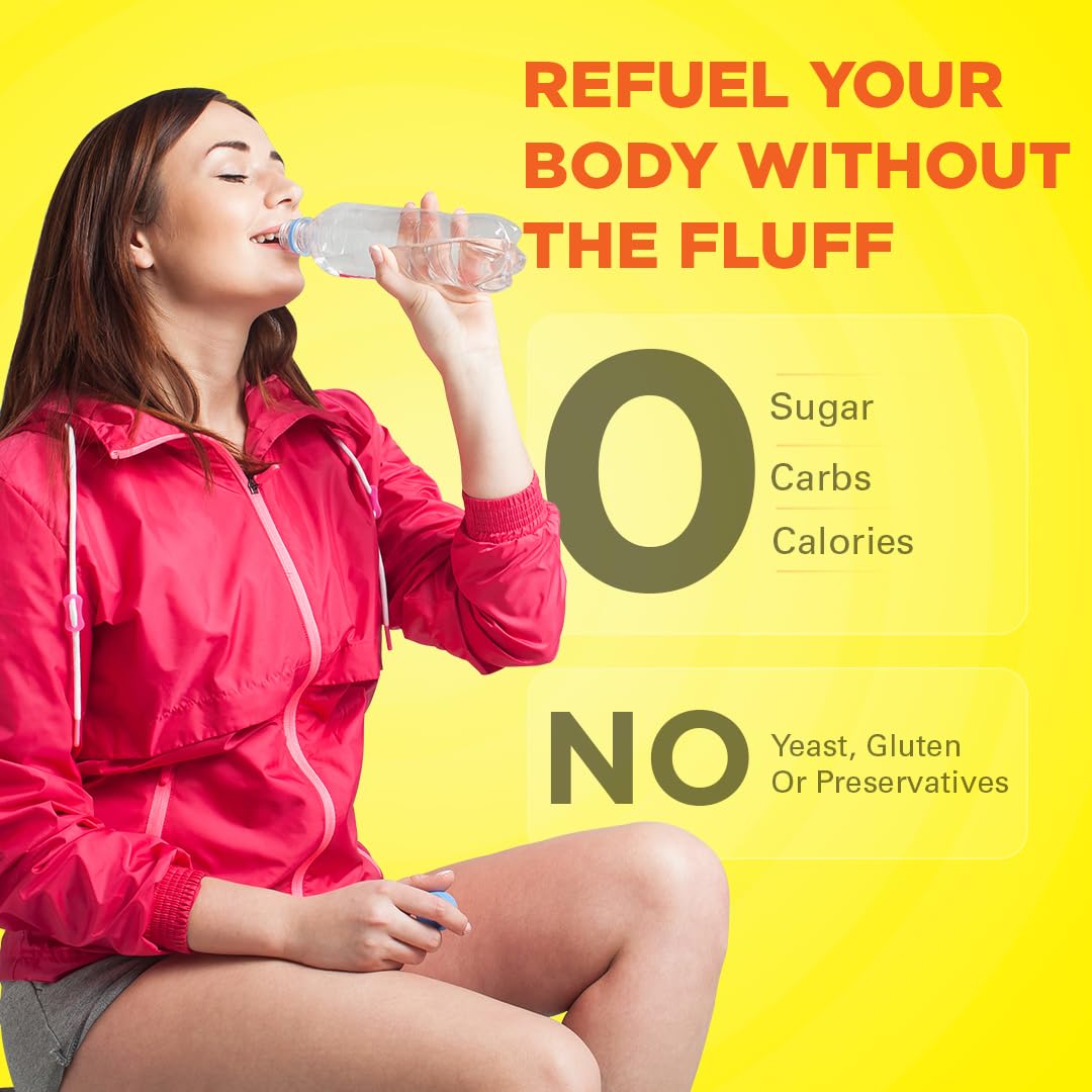 Keto Vitals Tropical Electrolitos, etiqueta sin azúcar