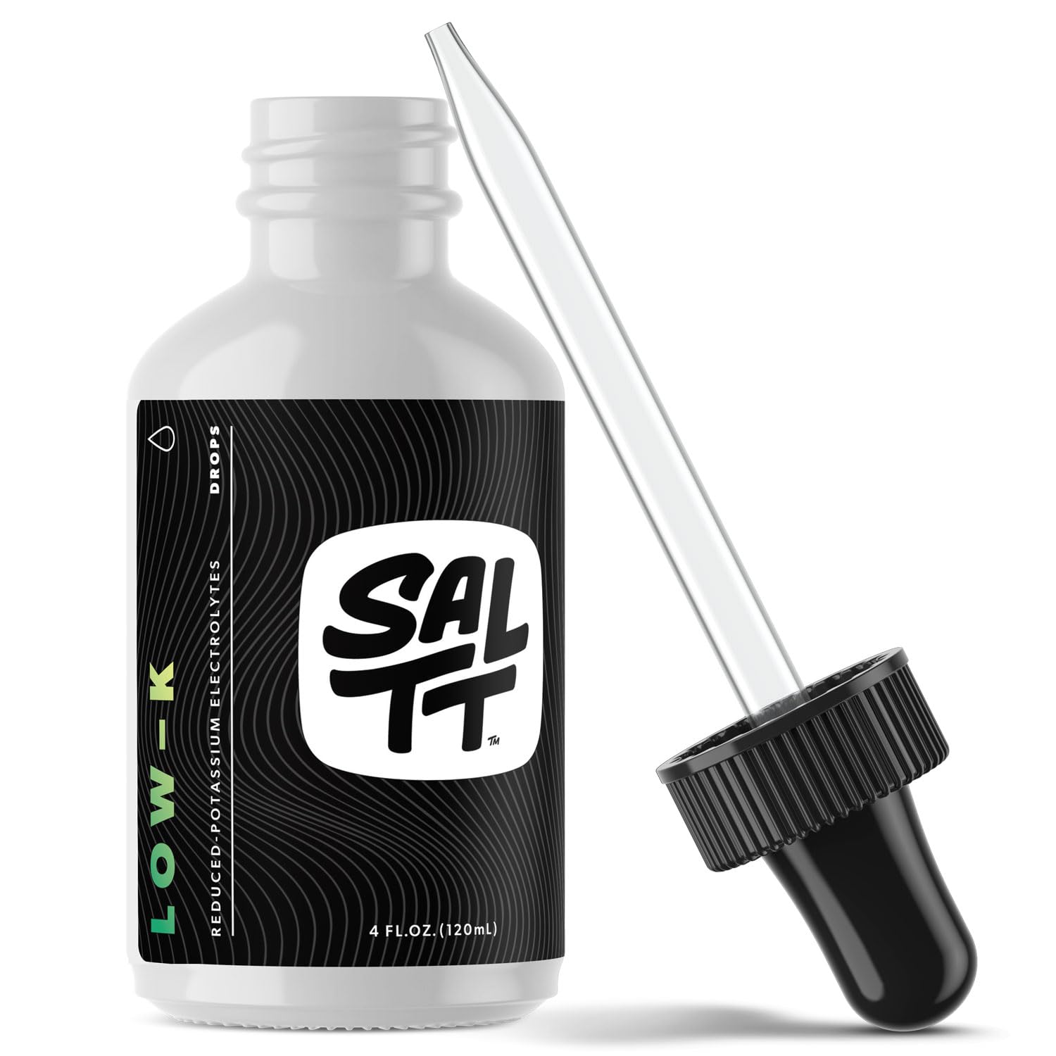 Keto Chow SALTT Low-K Gotas Botella: hidrata durante el ayuno con electrolitos de alta biodisponibilidad.