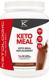Ketologic KetoMeal polvo chocolate envase, apoyo cetosis con bajo carbohidrato