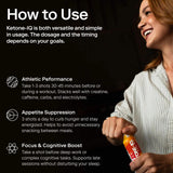 Ingredientes-naturales: Ketone-IQ sin cafeína fórmula limpia y natural.