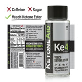 KetoneAid Ke4 Ester Concentrate, uso diario, apoyo a concentración y rendimiento sostenido.