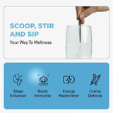 Polvo sabor variado Keto Vitals para una bebida suave y refrescante.