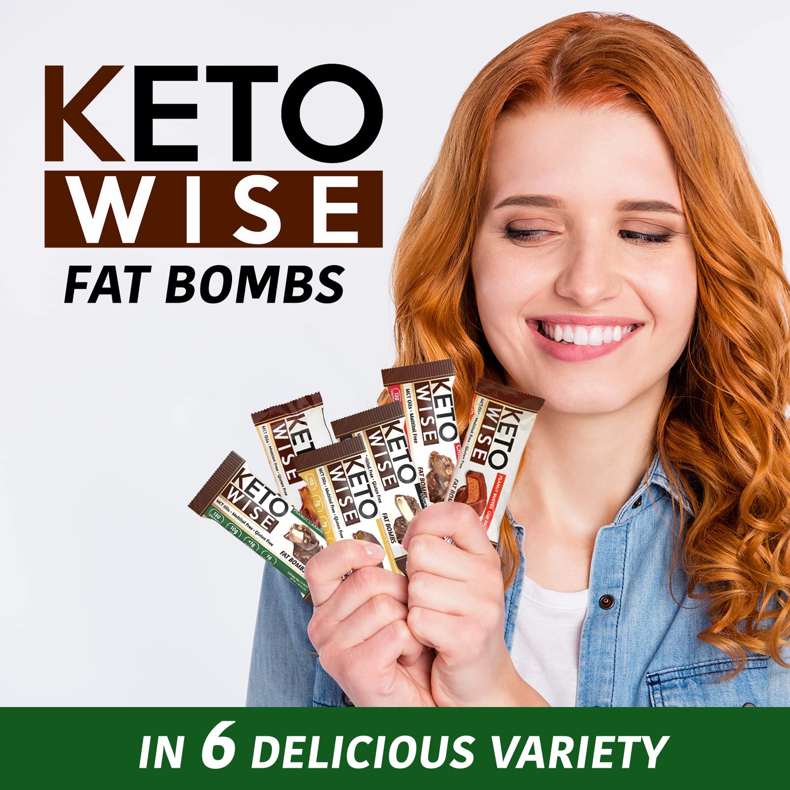 Keto Wise bombas-grasas snack portátil para llevar y disfrutar.