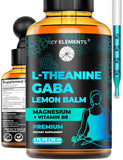 Gotas KEY ELEMENTS GABA L-TEANINA con sabor a uva para relajación suave.