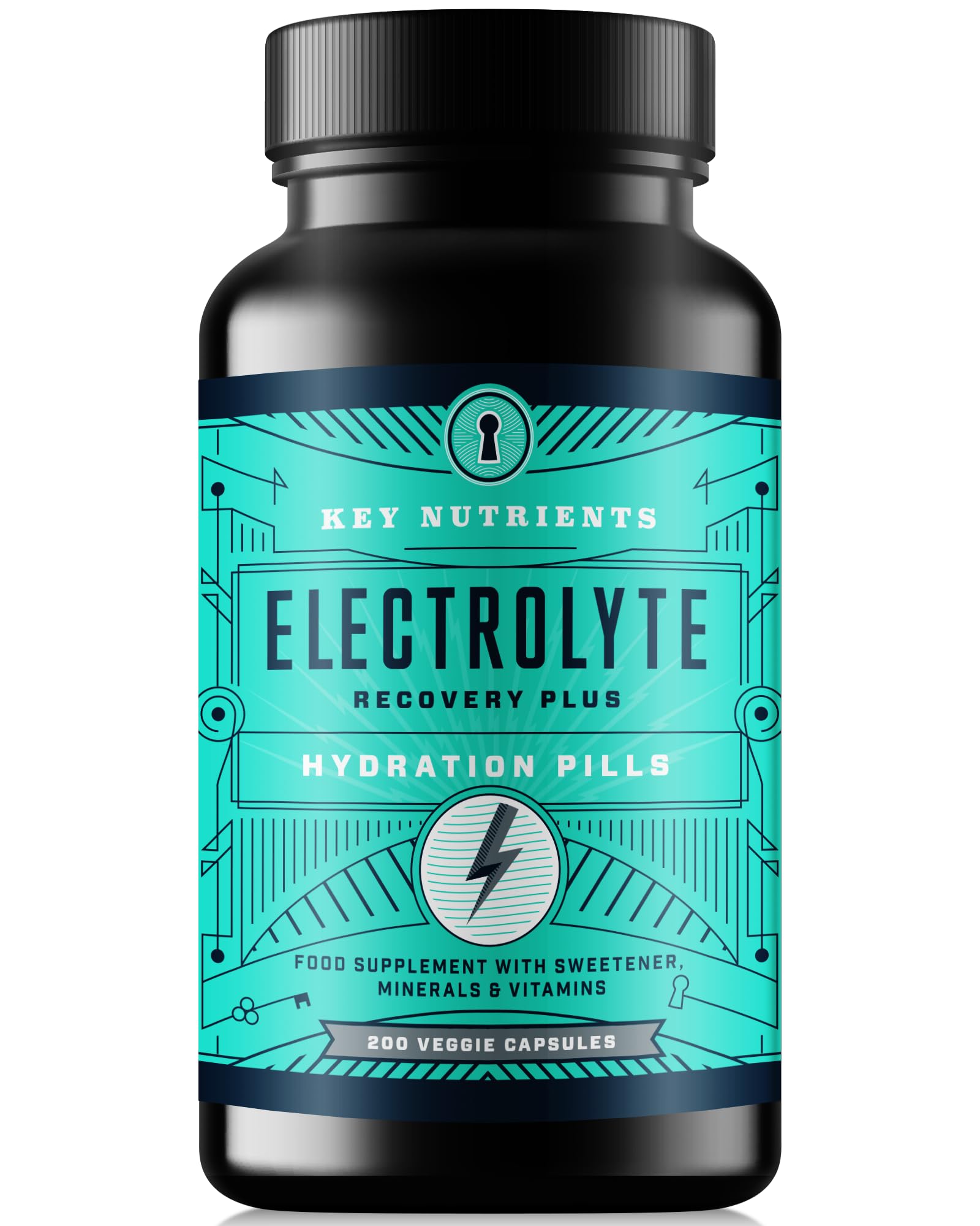 KEY NUTRIENTS tabletas de electrolitos: cápsulas fáciles de tragar para hidratar durante el entrenamiento