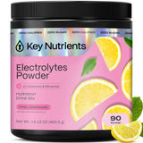 KEY NUTRIENTS polvo-electrolitos sabor pink-lemonade para hidratación sabrosa