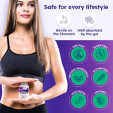 Keystone Peak etiqueta limpia en cápsulas con ingredientes transparentes.