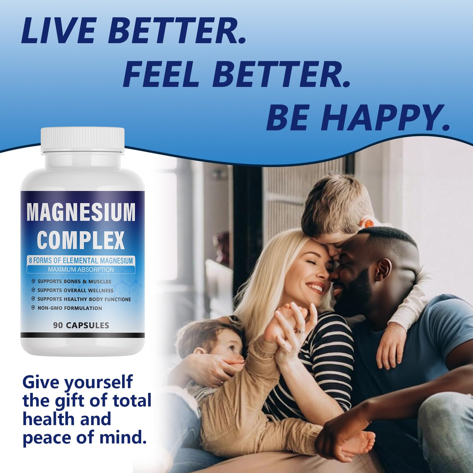 KFUKFU Magnesium Complex, absorción fácil para la rutina diaria.